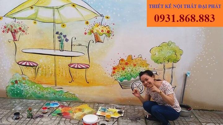 ve tranh tuong cho quan cafe 3